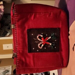 Christmas Purse. Red Cordoroy
